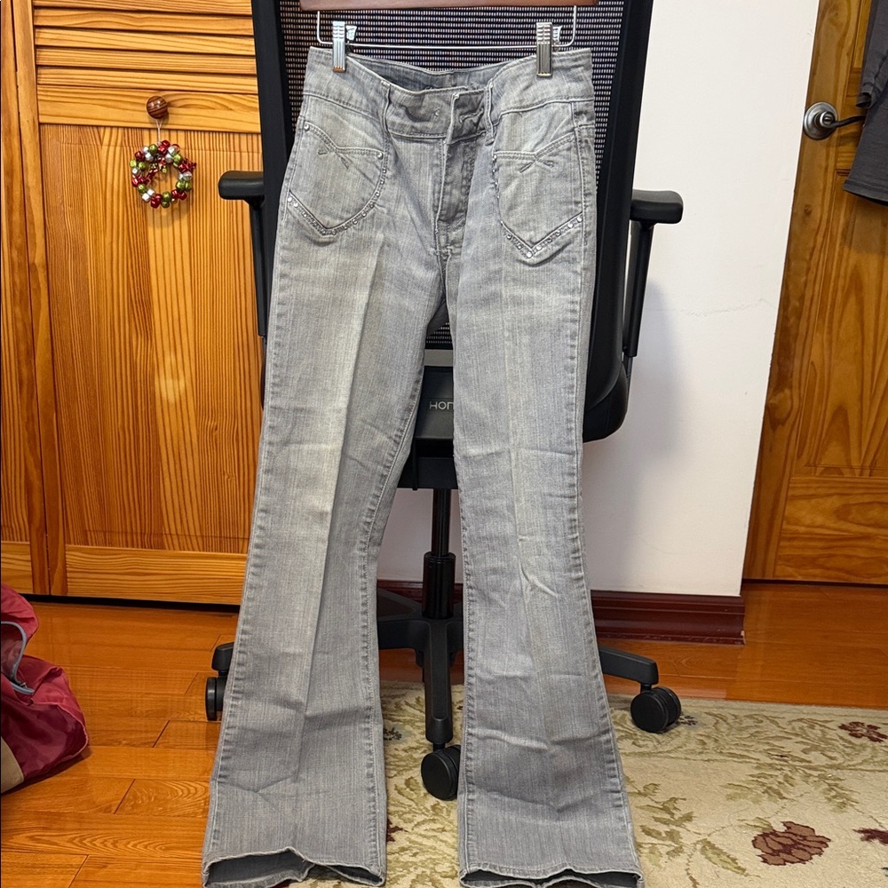 Gray Women's Straight leg Jeans